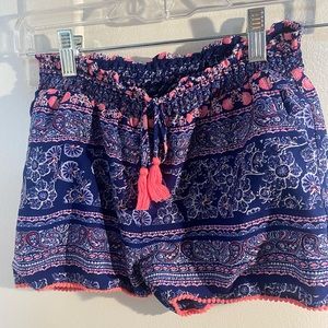 Colorful pattern shorts